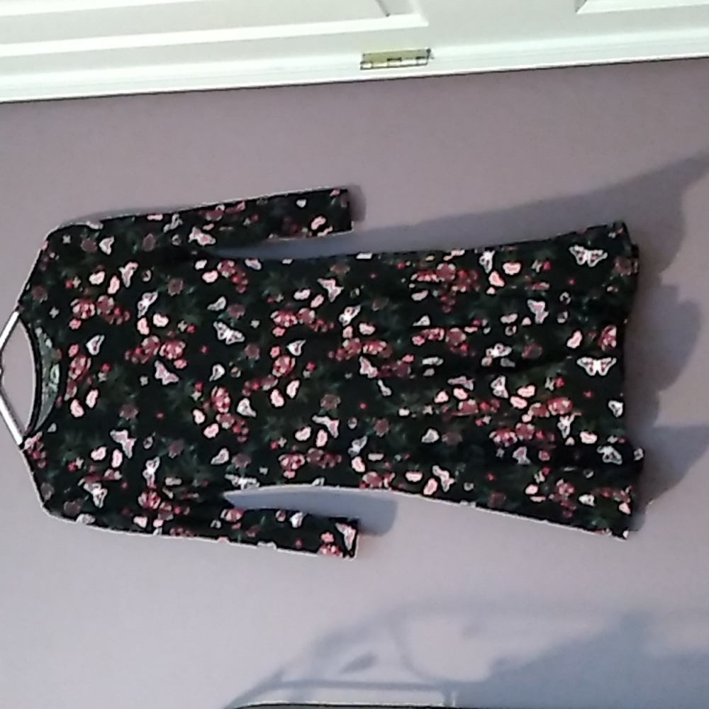 Floral Knee Length Dress
